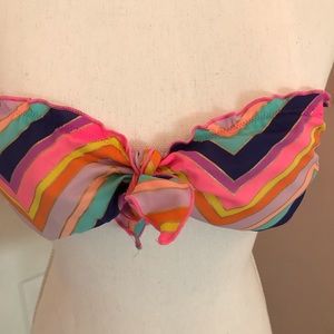 Victoria’s Secret bikini top with gold trim